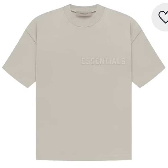 NWT Essentials Fear of God Men’s Flocking T-shirt XL seal color authenti… - Picture 1 of 8